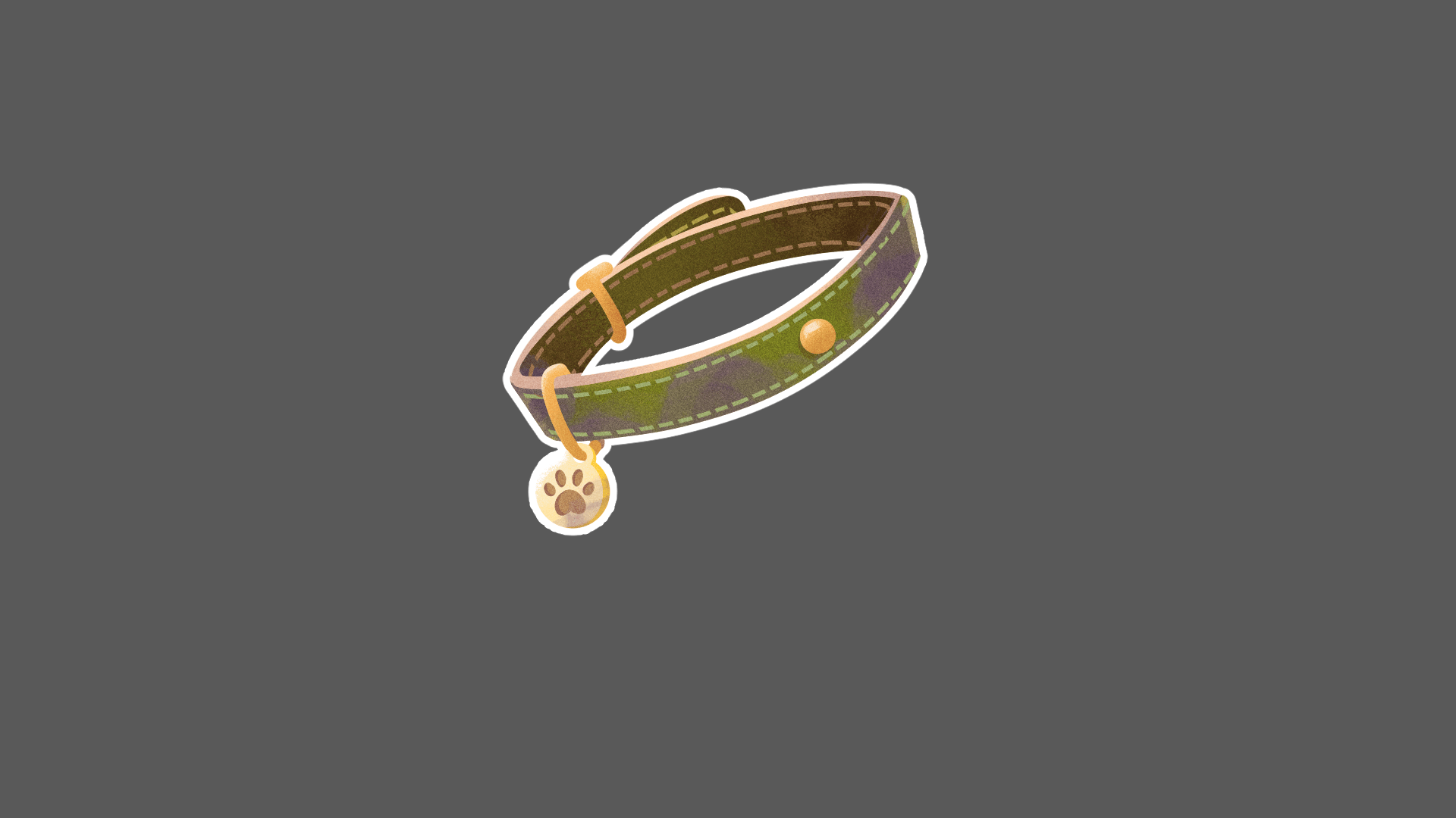 Cat collar item artwork from Mushroom Oasis